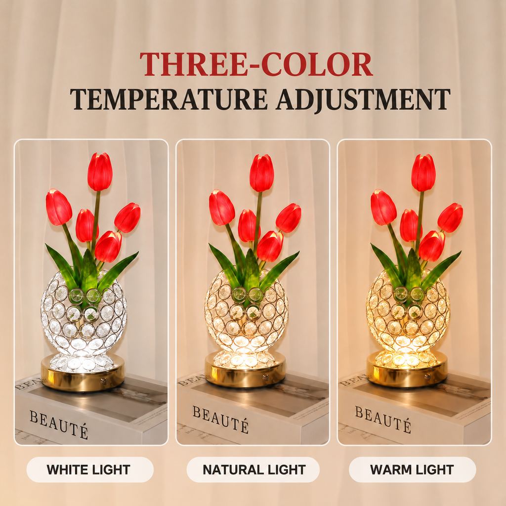 Tulip Forever™ Glowing Tulip Lamp